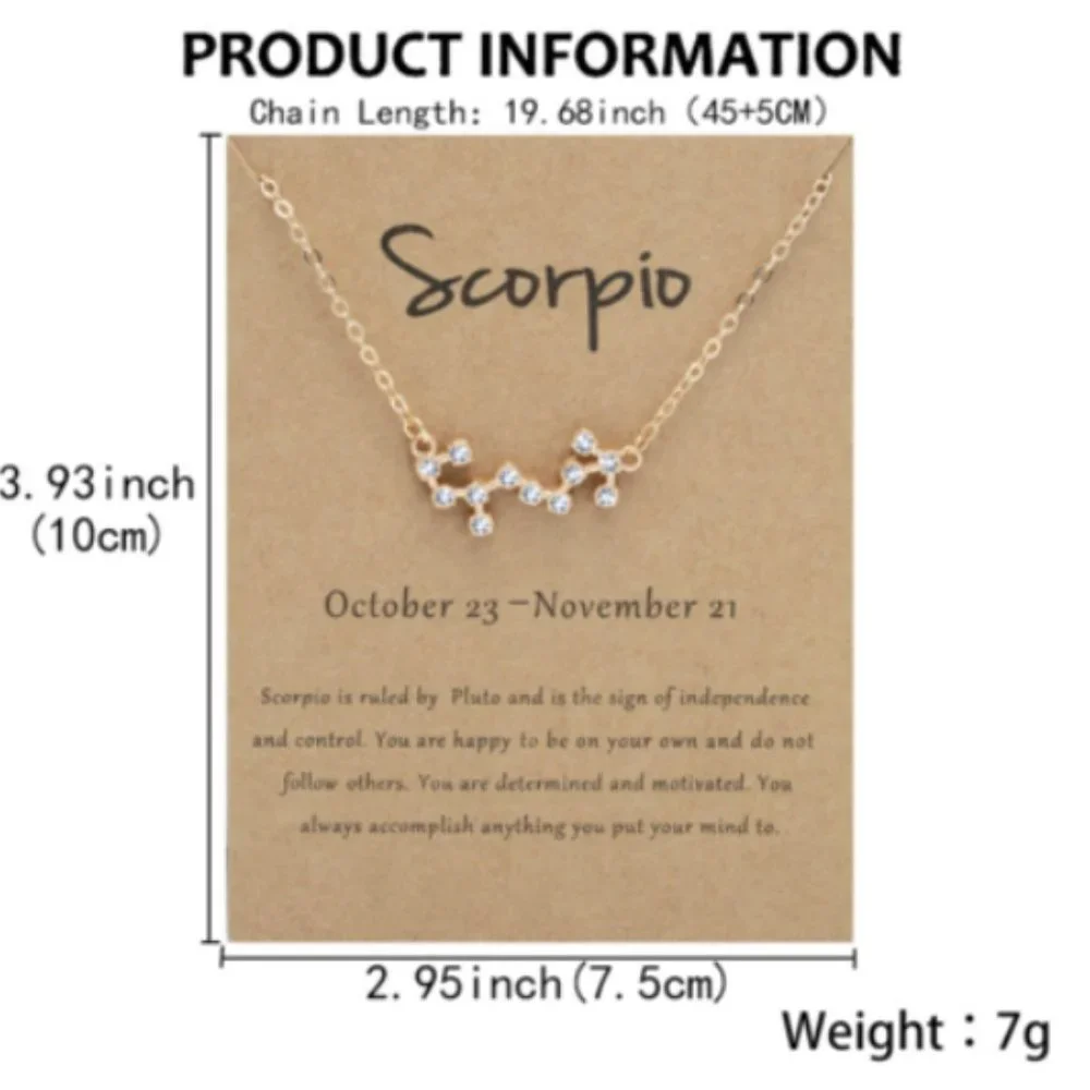 Gold Aries Constellation Necklace - Picture 4 of 5